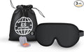 3D Sleep Mask -100% Blackout Sleep Mask, Memory Foam & Soft Cotton, Adjustable Headband, Ergonomic Design - Includes Soft Earplugs for Noise Reduction - Ideal for Travel & Restful Sleep