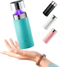 Vsitoo 8.5oz self-cleaning Mini Insulated Water Bottle,Stainless Steel Vacuum Flask,AI Self-Clean,30-Day Battery Life,BPA-Free,Perfect Small Water Bottle for Travel, Purse,Blue
