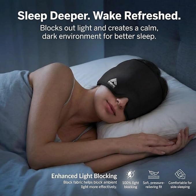 RBX Migraine Relief Cap Hot and Cold Headache Relief Cap Gel Mask, Hangover Headache Relief