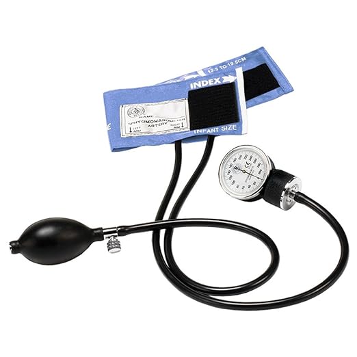 Prestige Medical 82-INF-CBL Premium Infant Aneroid Sphygmomanometer, Ceil Blue, 11.05 Ounce