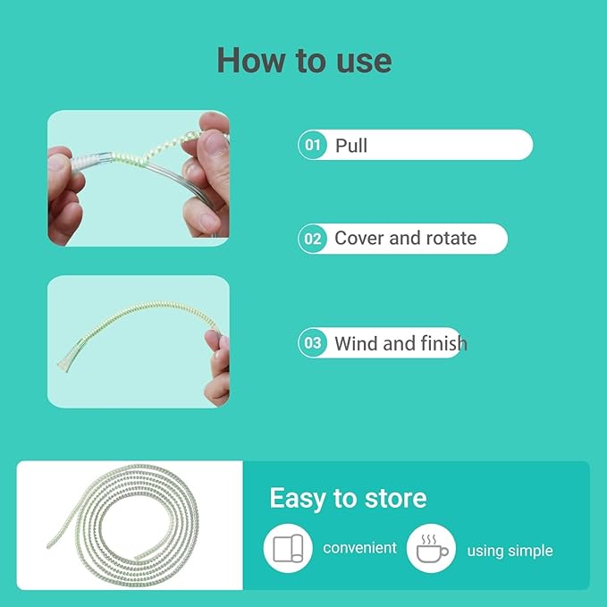 12 Pack Oxygen Tubing Support Crimp Straightener, Keeps Hose Straight - Prevents Kinking Retractable Oxygen Tube Protector for Portable Oxygen Concentrator, Oxygen Tank, Nasal Cannula, Gold