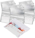 Deke Home - 500 Pack Clear Resealable Pill Bags (4x2.75 in), Travel Medicine Pouches with Write-On Label, BPA-Free Disposable Pill Organizer for Medications, Vitamins & Supplements