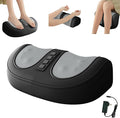 Foot Massager with Heat,with 3 Intensity Levels Shiatsu Kneading,Dual-Frequency Red Light 107.6°F Constant Temperature,Ideal for Feet Pain Relief at Home and Office (Black)