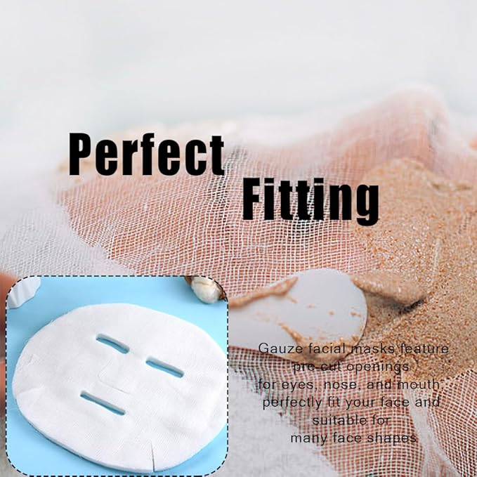 100Pcs Gauze for High Frequency Wand Strong Water Absorption Soft Frequency Face Pads Face Gauze