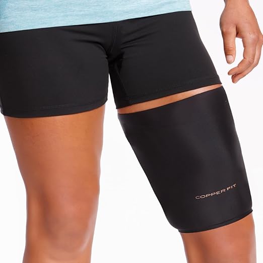 Copper Fit 360 Freeze Compression Sleeve – Cold/Hot Therapy - Flexible 360 Coverage for Knee, Elbow, Ankle, Wrist, Hamstring and Calf (Small/Medium)