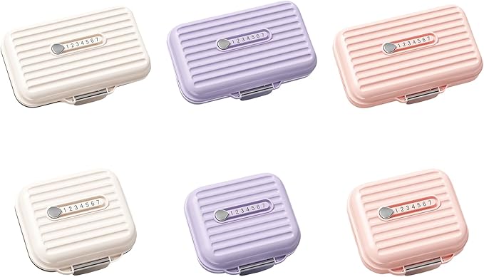 Pills Container Travel Pills Box with 7 Compartment Small Pills Organizers Jewelry Storage Box Box Pills Holder