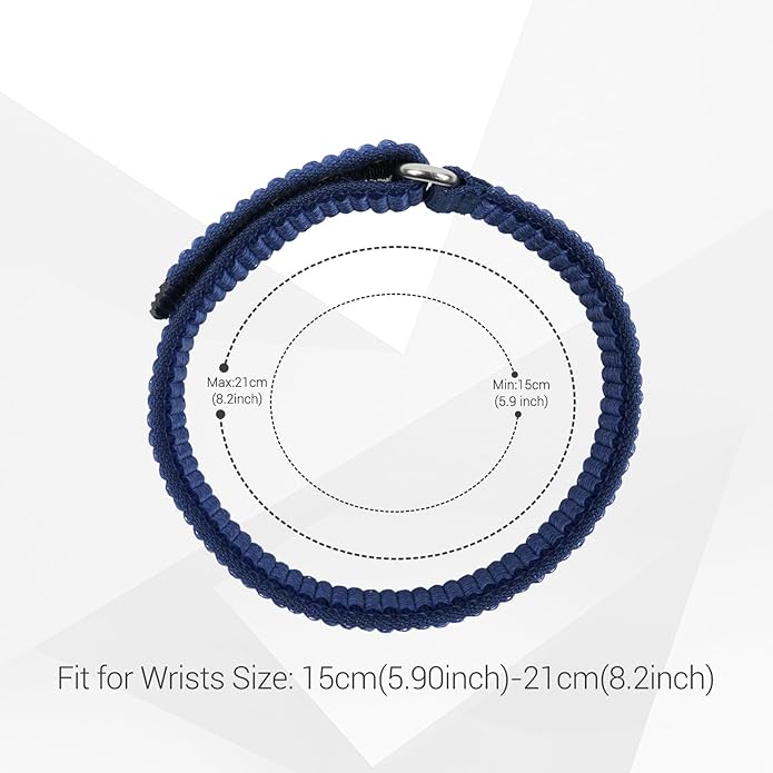 Nylon Loop Replacement Strap Compatible with Hume Health Band, Soft Breathable Adjustable Sport Wristband for Fitness Tracker, Women & Men
