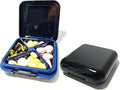 Small Pill Box, Small Pill Case Organizer Pocket Pill Box Portable Daily Pill Container Medication Travel Case Pill Holder Medicine Case for Purse（Black）