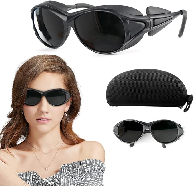 Red Light Therapy Glasses, Eyes Protection for Tanning Goggles, IPL Laser Safety Glasses 200-2000nm, Eye Protection for Red Light Therapy.