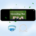 Ground Well Grounding Mat for Feet,Grounding Pad for Stress, Pain, Inflammation& Wellness Support, 26.7x10in Portable Size Grounding Mat, Indoor Grounding at Home,Office. 15Ft Cord Included.