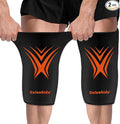 Extended Leg Knee Ice Pack Wrap for Injuries Compression, Reusable Soft Gift Gel Freeze Knees Brace for Swelling Replacement Surgery, Cold Therapy for Arthritis, Meniscus Tear (Knee-Black-2 Pack)