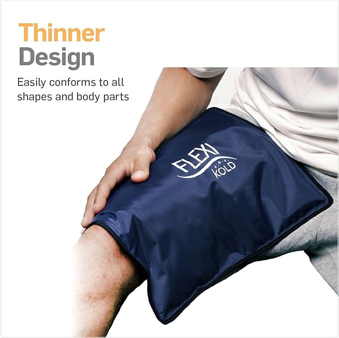 FlexiKold Standard and Neck Gel Ice Cold Packs - Sizes: Large and Neck