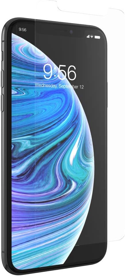 ZAGG Glass Elite Screen Protector - Made for Apple iPhone 11 Pro Max and Xs Max- Case Friendly Screen - InvisibleShield - Impact & Scratch Protection (200103914)