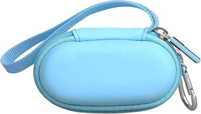 FBLFOBELI Hard Fingertip Pulse Oximeter Case, for Innovo Deluxe iP900AP/Zacurate Pro Series 500DL 500BL, for Small Children Blood Oxygen Monitor, 4.3x2.2x2.4 Inches, Case Only (Blue)