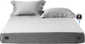 Grounding Sheets King Size 90% Organic Cotton,10% Silver Fiber Grounding Well Bed Sheets for Better Sleep and Stress Relief Earthing Grounding Sheets Deep Pocket 15" Design(Grey,80x76x15.8)