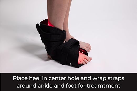 Fringe Red Light Therapy for Body, with Vibration Massage, Use Anywhere, Knee, Elbow, Foot, Hand & Ankle, Both Red 660nm and Infrared 850nm, 360 LED Lights, Sports Recovery