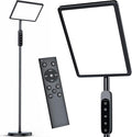 Light Therapy Lamp 12000 Lux,Sunlight Lamp with Touch&Remote Control, 4 Color Temperatures &5 Brightness Levels,Full Spectrum Daylight with 4 Timers,3-in-1 Retractable Floor Lamp.