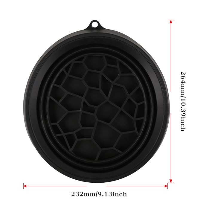 2pcs Face Bowl for Ice with Built-in Ice Tray, Facial Cold Plunge Face Ice Bath Bowls, Collapsible Portable Reusable Silicone Cold Plunge Basin for Skin Tightening, Acne Relief , Black
