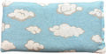 HOME COMFORT Rice & Lavender Microwavable Heating Pad-Reusable Moist Heat or Cold Therapy 10” X 5” (White Clouds)