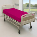 6 Pack Fitted Hospital Bed Sheets - Soft Microfiber Hospital Fitted Sheet - Hospital Bed Fitted Sheets (Hot Pink, 36" x 84" x 12")