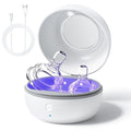 Shmain Portable Pacifier Cleaner & Sterilizer, USB-C Rechargeable Sterilizing Box for Travel – 3-Minute Rapid-Clean Cycle, Baby Pacifier & Bottle Nipple Cleaning Case, Essential for Diaper Bag