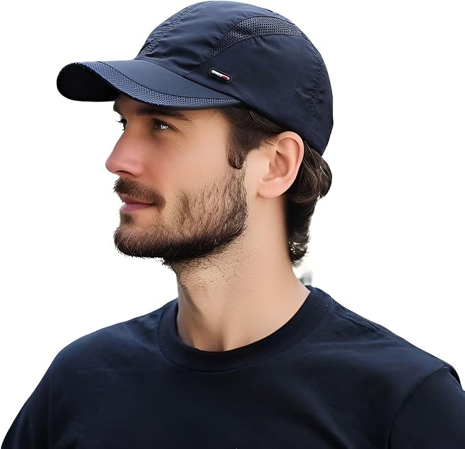 EMF Protection Baseball Cap,5G Radiation Shielding WiFi Unisex Breathable Golf Cap (Color : Black, Size : One Size)