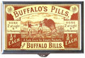 Buffalo Bill Pill Retro Ad Western Fun Image Decorative Pill Box