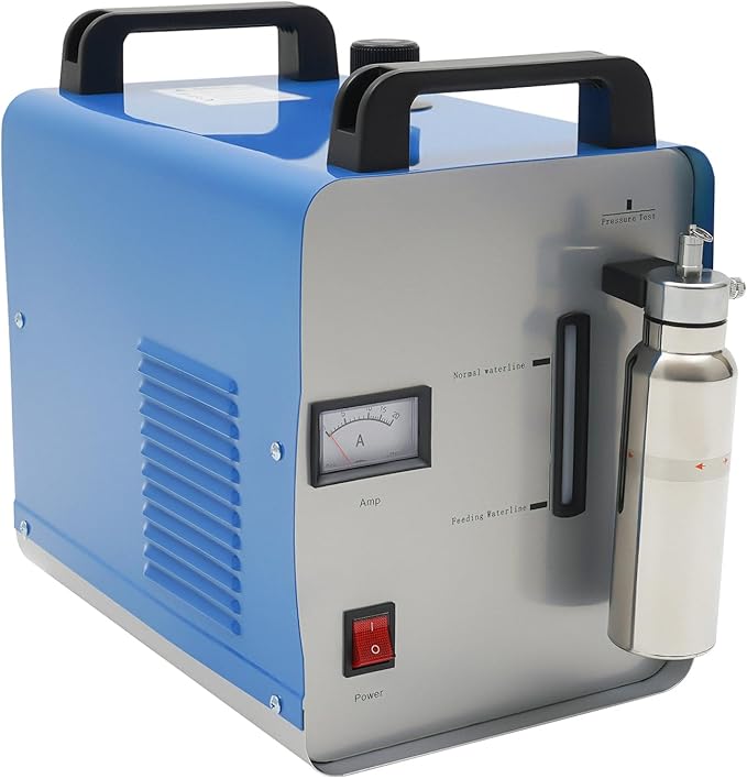 Oxygen Hydrogen Gas Flame Generator Torch Water Welder Acrylic Flame Polisher 75 L/H Portable Acrylic Flame Polishing Machine with Gas Torch AC 110V 300W