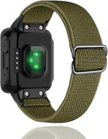 Compatible with Garmin Forerunner 35/30 Band, Nylon Elastic Solo Loop Women Men,Adjustable Replacement Watch Strap for Garmin Forerunner 35 Sport Watchband for SmartWatch
