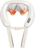 Bear Shiatsu Neck and Back Massager with Heat: Cordless Deep Tissue Neck Shoulder Massager for Pain Relief Portable 4D for Home Office & Car Use - Gifts for Women Men Mom Dad