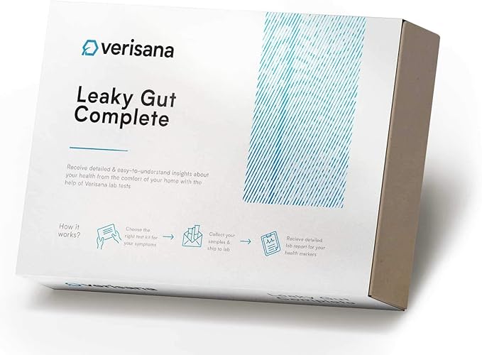 Leaky Gut Complete Stool Test – Determine Leaky Gut Syndrome, Candida & Gut Flora Imbalances – Measures Secretory IGA & Zonulin