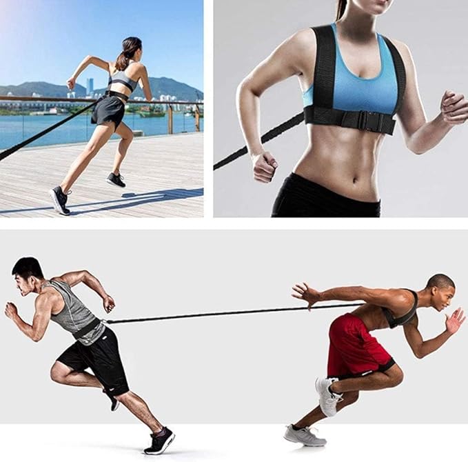 YNXing Resistance Training Rope Explosive Force Bounce Physical Training Resistance Rope Improving Speed, Stamina and Strength
