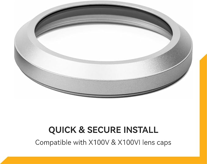 NiSi - NC UV (Silver Frame), Camera Lens Protector Filter for Fujifilm X100 Series (X100, X100S, X100F, X100T, X100V, X100VI), Ultraviolet Filter, UV Protection, Optical Glass, Waterproof Nano Coating