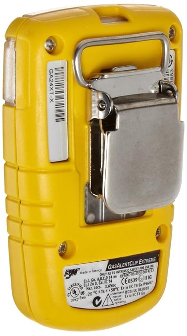BW Technologies BWC2-M BW Clip Single Gas CO Monitor, 35/200, Yellow, Standard, 1 Count