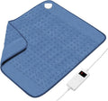Electric Heating Pad for Neck and Shoulder and Back Muscle Pain Relief, 20"x24" Large Heating Pad 6 Heat Settings Heat pad Christma s Gifts for Men (Blue)