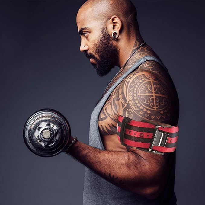 Blood Flow Restriction Bands for Women & Men, Booty Bands for Buttock Building, Occlusion Training Straps for Glutes, Hips & Legs to Increase Muscle Mass, Fitness Resistance Bands for Home Workouts
