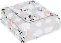 CuteKing Weighted Blanket for Adults: Weighted Blanket with Premium Glass Beads - Thick Blanket for Adult All Season(15lbs, 48"x72", HappyPanda)