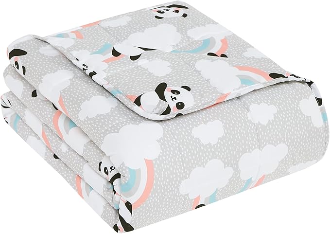 CuteKing Weighted Blanket for Adults: Weighted Blanket with Premium Glass Beads - Thick Blanket for Adult All Season(15lbs, 48"x72", HappyPanda)