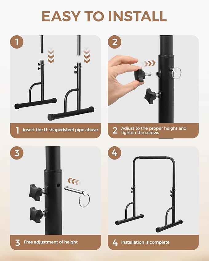 28 Inch Wide Handle Bar for Walking Pad Only with Non-Slip Rubber Feet Compatible Adjustable Handrail Height from 37.6 to 46 in Handle Bar for Walking Pad Comfortable Grip Support Attachment for Home