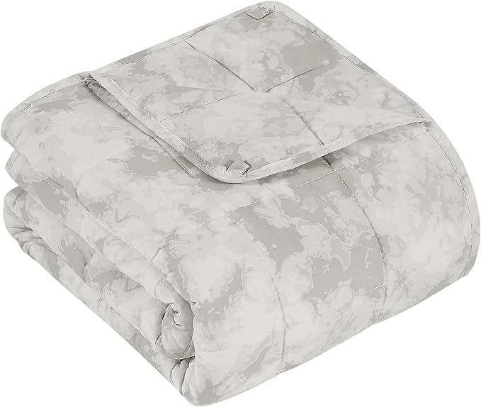 Topcee Weighted Blanket for Adults (15 lbs, 60" x 80") Queen Size Soft Cooling Heavy Blanket Sleeping, Apply to 130-160 lbs Body, Thick Breathable Blanket with Glass Bead, Easy Care