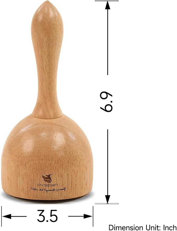 Wooden physical therapy cups, physical therapy massage tools for body shaping lymphatic detoxification, fat reduction, relief of muscle tension and pain, both men and women with wooden massager