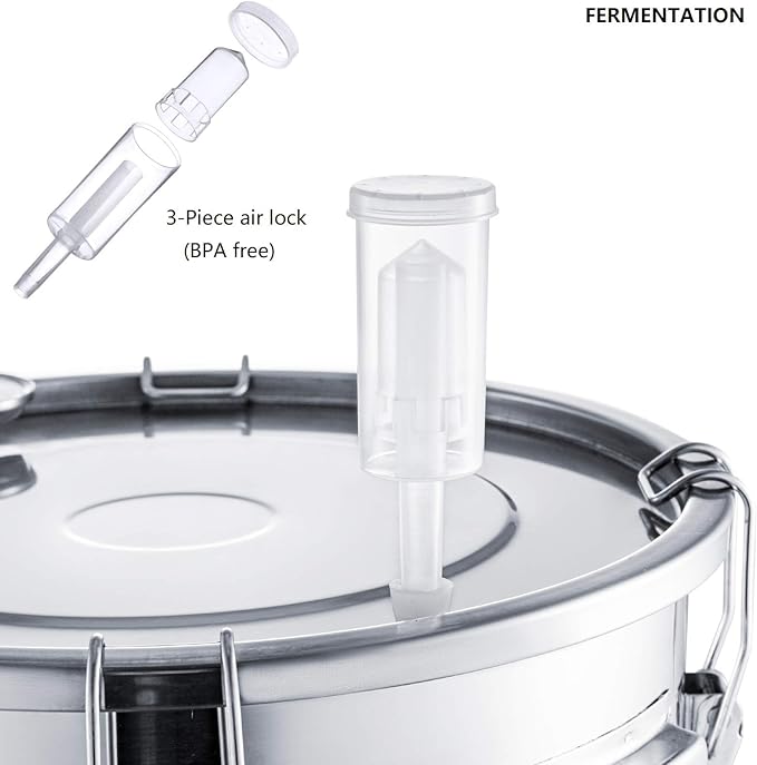 Shine Still Alcohol Distiller 13.2 Gallon with Stainless Steel Pot Glass Thumper Keg Copper Coil Thermometer Water Pump Home Brewing Kit for Wine Making Whisky Brandy Vodka