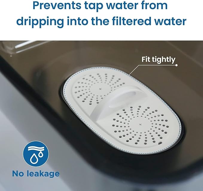 [Original] Waterdrop WD-PF-01A Plus NSF Certified Replacement Filters for All Waterdrop Pitcher Filtration System, Reduces Lead, PFAS, PFOA/PFOS, Chlorine, Last Up to 3 Months or 200 Gallons, 1 Pack