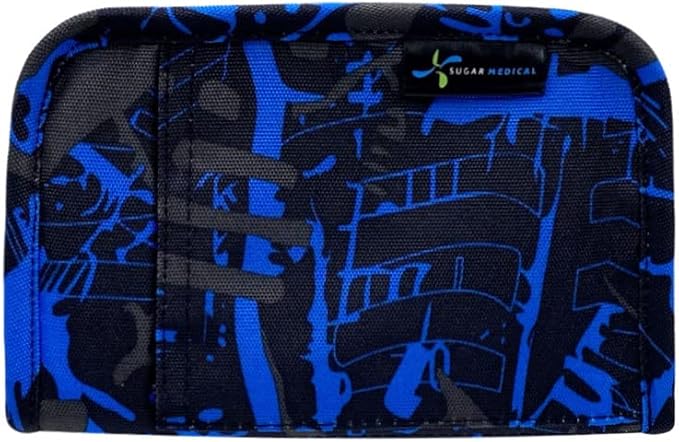 Sugar Medical Diabetes Supply Case | Medical Supplies Travel Bag | Glucose Meter Organizer | Diabetic Care Products | Glucometer Kit (Alex)