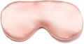 Fishers Finery 25 Momme 100% Mulberry Silk Eye Mask Adjustable Strap (Pink)