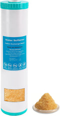 H&G Lifestyles Water Softener Cartridge,Replacement for 20x 4.5 Whole House Water Filter,Cation Ion Exchange Resin,Remove Calcium Magnesium,Compatible with 20 Inches Filter Housing