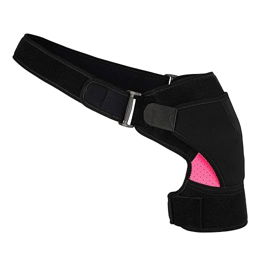 Shoulder Support Brace Rotator Cuff Pack Wrap Hot/Cold Ice Gel Pack Shoulder Heating Pad Shoulder Sling Ice Bag for Injuries Sprains Fractures Adjustable Compression Sleeve
