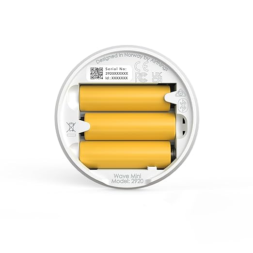 Airthings-292 Wave Mini - Indoor Air Quality - Chemicals (TVOCs), Humidity, Temperature 20 x 30 x 1
