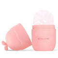 Skin Gym Ice Roller for Face – Facial Depuffing & Cooling Skin, Cold Face Roller to Minimize Pores & Soothe Skin, Reusable Cryo for Glowing Complexion