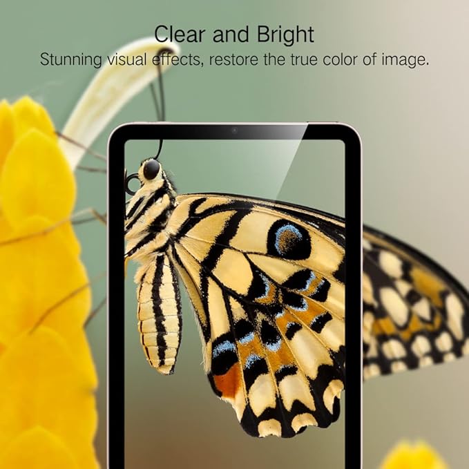 PERFECTSIGHT Anti Blue Light Screen Protector Designed for iPad Mini 7 A17 Pro 7th Gen 2024 & Mini 6th Gen 2021 Release 8.3 Inch, HD Clear Blue Light Blocking Tempered Glass - Eye Protection